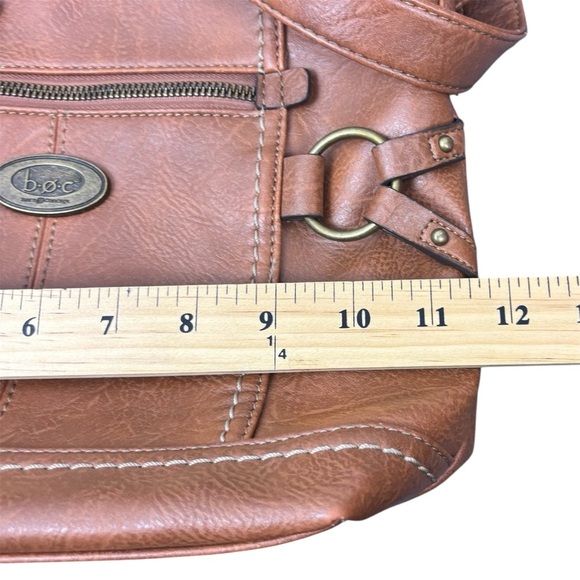 BOC Born Concepts Crossbody Shoulder Bag Brown Faux Leather Boho Festival - Picture 11 of 16